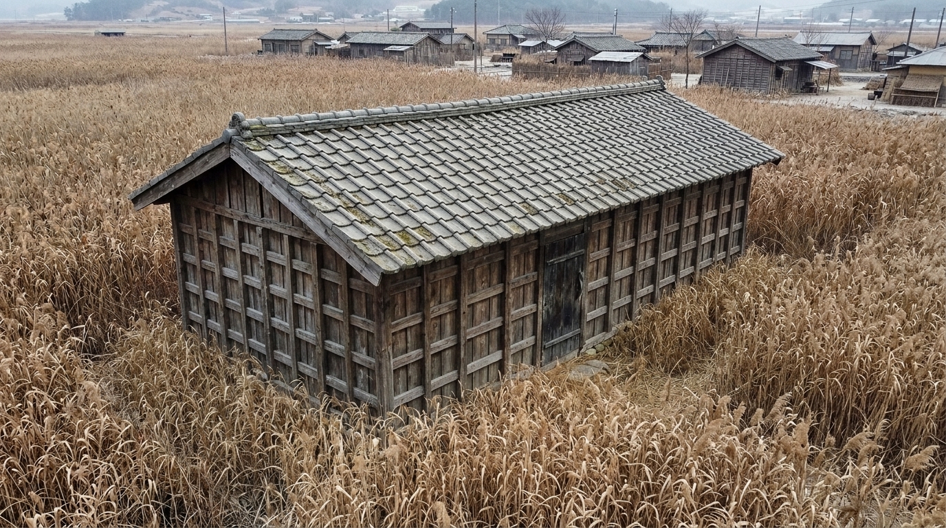 B · 팩 v11 재저작 — 캐노피·서비스 건물·가격표 등장